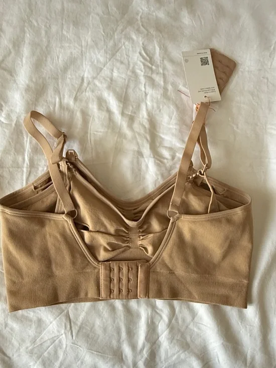 Quince maternal Tan Wireless Everyday Bralette - Picture 3 of 6